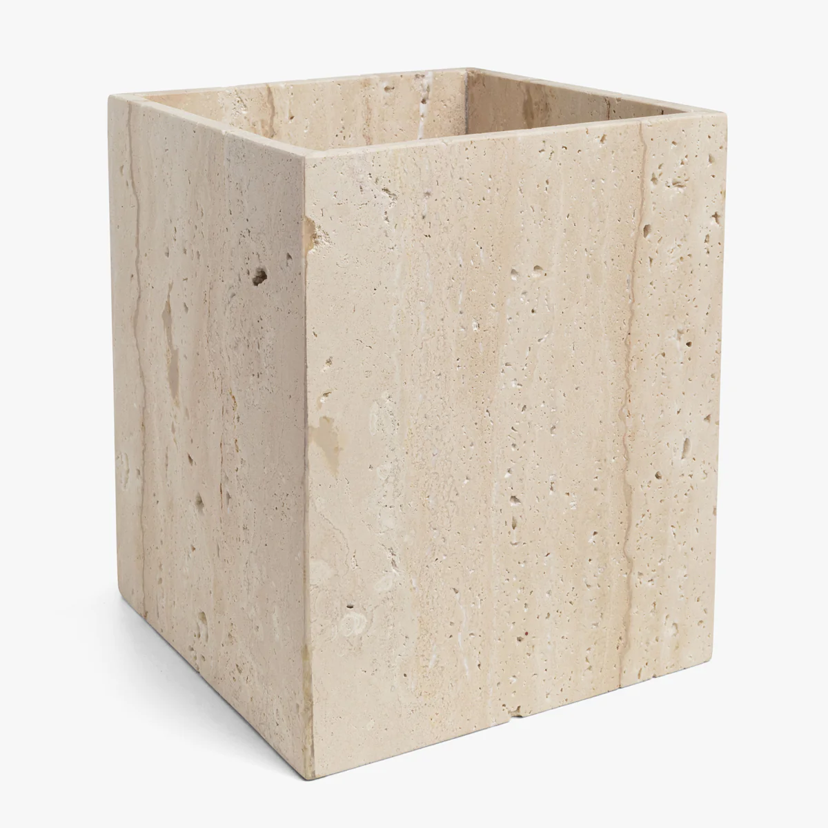 travertine bathroom waste basket stone bathroom trash can natural stone waste basket travertine vanity trash bin