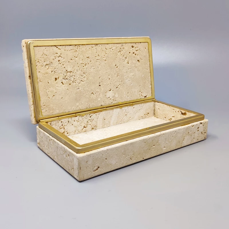 travertine jewlry rectangle box stone square box design natural stone container storage box square stone organizer stone keepsake box