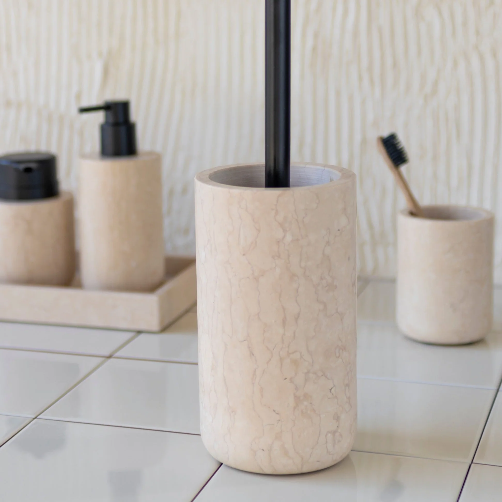 travertine toilet brush holder stone toilet brush stand natural stone toilet brush holder